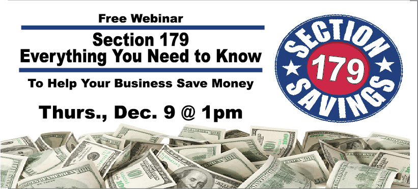 section 179 webinar graphic